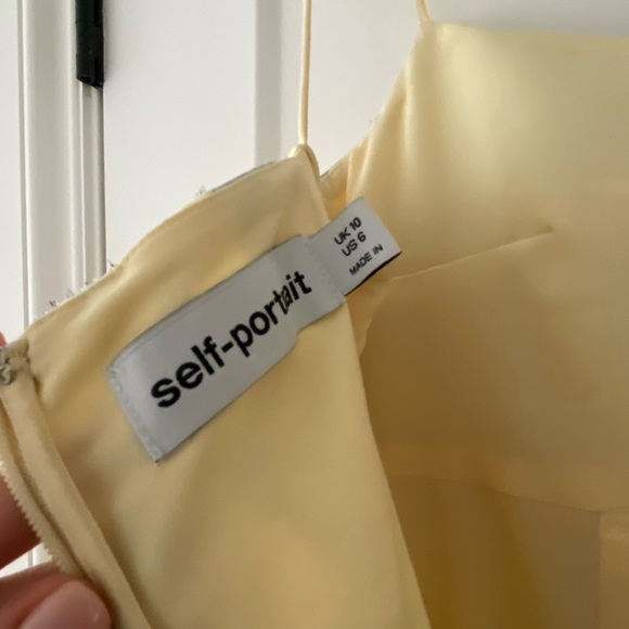 Self Portrait metallic jacquard midi dress - Picture 6 of 9